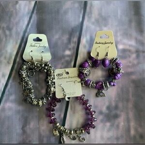 Charm Bracelets and Earrings